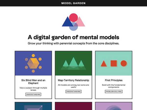 Screenshot of Model Garden